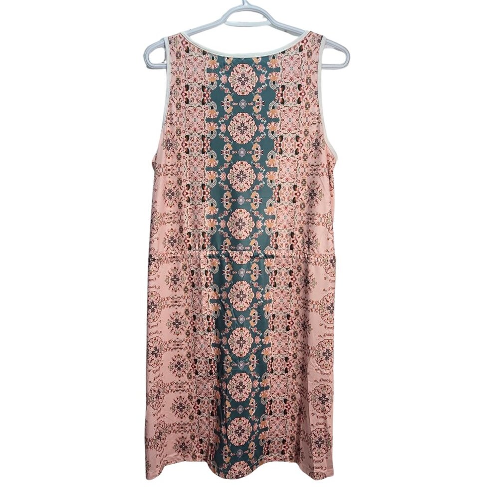NWT | AIMAGE Floral Medallion Swimsuit Cover-Up | Tie Front | Size Large - Picture 3 of 7